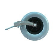 TOOYFUL Wheelchair Front Wheel 8 inch Wear Resistant Walker Replacement Roller Wheel with Front Fork